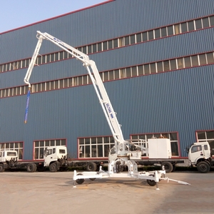 JIUHE Articulated Arm And Remote Control China Construction Machinery 15M Wheel Mobile Hydraulic Concrete Placing Boom