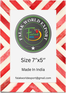 Handmade Exquisite Design Wooden Picture Frame by Falak World <strong>Export</strong> Bone Resin <strong>Inlay</strong> Decorative for Home Use - Product Image 6