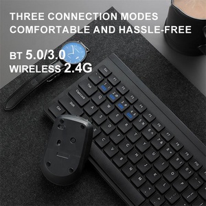 Rapoo 8100GT Custom Membrane 105Key <strong>Keyboard</strong> Mouse Combo Trading Wireless Gaming Tablet <strong>with</strong> <strong>Keyboard</strong> - Product Image 2