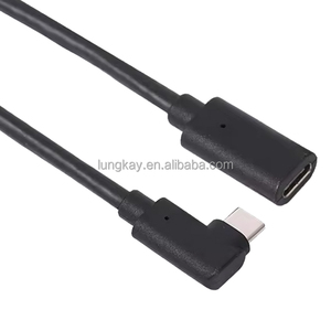 Lung Kay 2M Sạc <span class=keywords><strong>USB</strong></span>-C Mở Rộng 100W Pd 10Gbps Đồng Bộ Dữ Liệu 4K 60Hz HD Chiếu 180 Độ Right-Angle <span class=keywords><strong>USB</strong></span> 5A Nhanh Chóng Sạc - Product Image 1