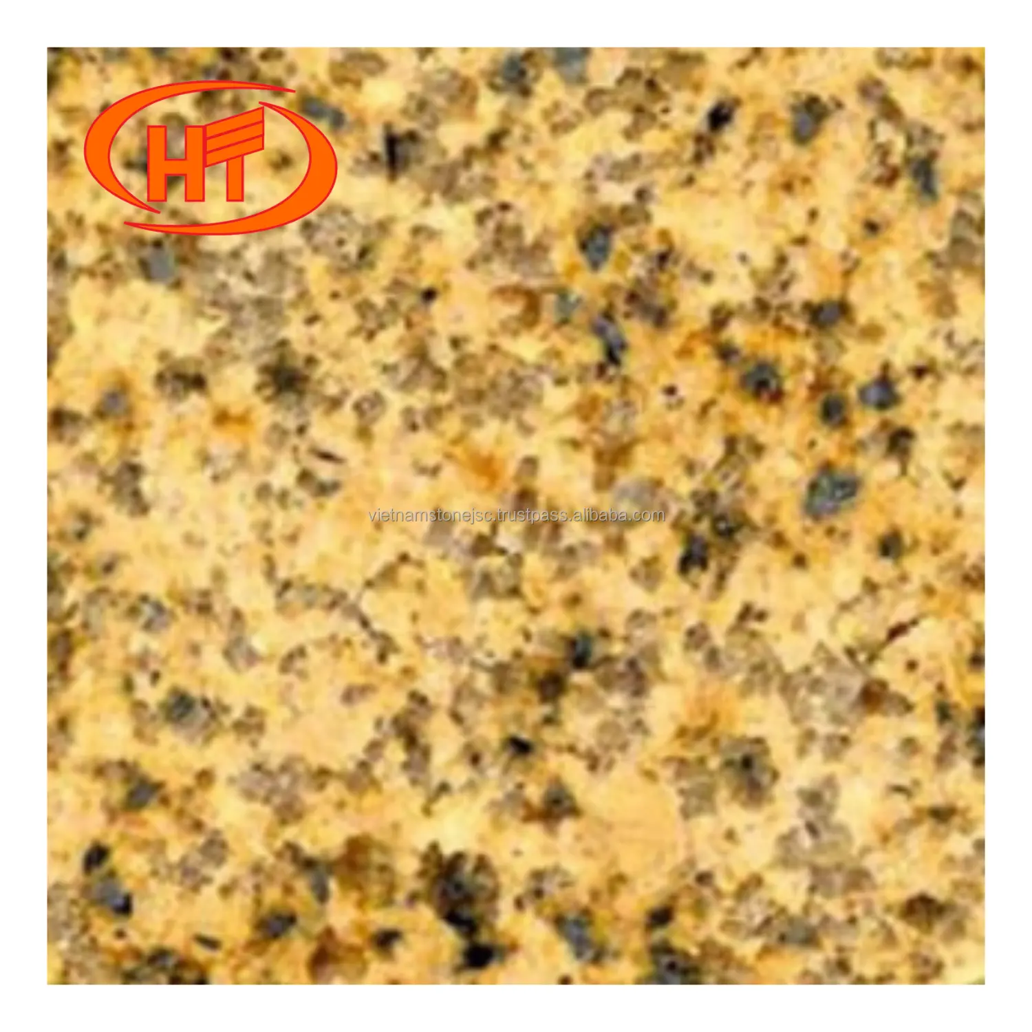 BD Dark Yellow Granite Stone Natural Stone Pots Granite Stones best seller best price in Vietnam