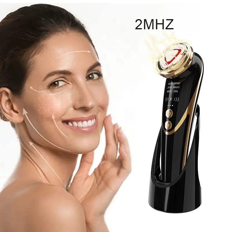 Herramienta de reducción de arrugas para el cuidado de la piel, colágeno que reduce las arrugas, dispositivo de Radio frecuencia, OEM ODM, 2Mhz, uso doméstico