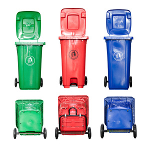 Fabrika doğrudan satış kullanımı hammadde veya geri dönüşüm malzemesi 240L/360L/660L/1100L plastik çöp tenekesi - Product Image 2
