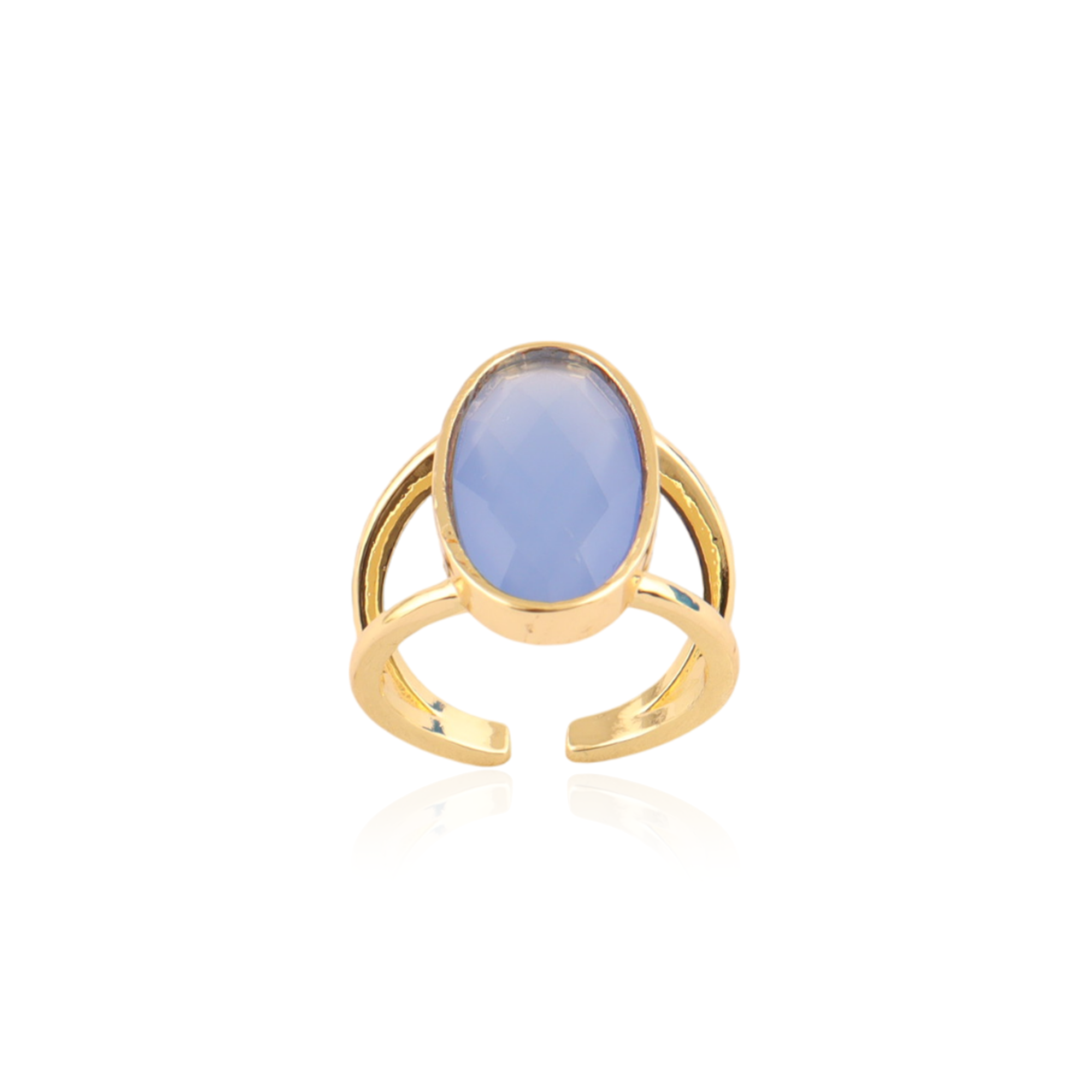 3.Calcédoine bleue