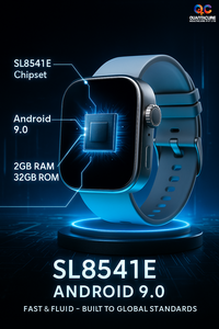 2025 QC ax10 MS10 GPS navigation Smartwatch 2.06 inch AMOLED hiển thị Android 8.1 4 gam Sim xoay máy ảnh 2 + 32GB la bàn e-mail - Product Image 3