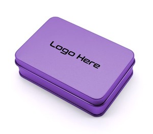Customizable Empty Metal Rectangular <strong>Hinged</strong> Tins <strong>Box</strong> - Product Image 3