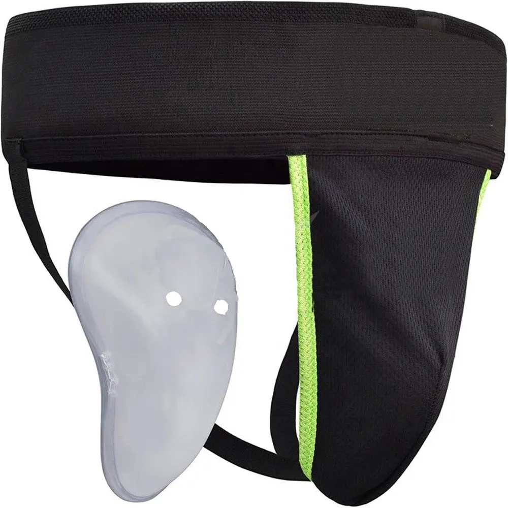 Protetor de virilha de boxe personalizado para crianças e adultos, equipamento de proteção elástico para suporte de virilha