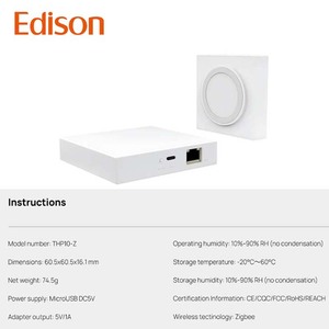 Zigbee Smart Home Central Hub senza soluzione di continuità APP Zigbee telecomando interruttori di controllo telecomando integrazione domotica 5V Max. - Product Image 5
