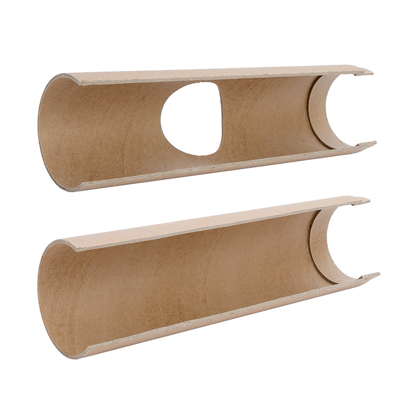 Ensemble porte-papier toilette demi-rouleau marron (2 pièces)