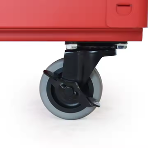 OEM/ODM定制3抽屉工具柜，用于车库71X42.6 X 76厘米哑光红色饰面 - Product Image 2