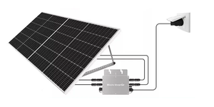 800w 600w能源电站阳台太阳能系统单晶电池存储面板安装混合即插即用 - Product Image 2