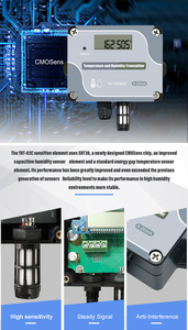 Transmisor de temperatura y humedad industrial Sensor de 4-20mA Controlador de temperatura interior y doméstico OEM personalizable - Product Image 5