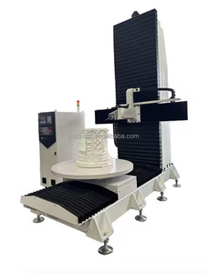 China precio barato mesa giratoria 5 ejes Cnc 3D figura escultura 360 grados Mini espuma madera piedra 5 ejes CNC enrutador fresadora - Product Image 2