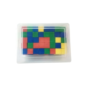 80 adet 2 CM bağlama küpleri seti-sayma sıralama sapı bağlantı blokları-manipülasyonlar eğitici oyuncak çocuklar için - Product Image 5