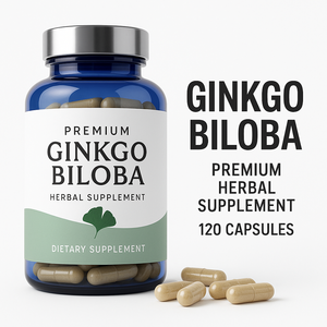 Hochfestes Ginkgo Biloba Kräuter extrakt Pulver Bulk Antioxidans für kognitive Funktion Brain Clarity Memory Focus - Product Image 4
