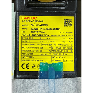 Gute Qualität A06B-0235-B202 #0100 Fanuc CNC AC-Servomotor mit SPS-Programmierung Dedicated Controller