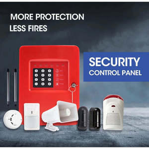 Venta al por mayor Detector de alarma de seguridad y sistema de alarma Panel de control del sistema de alarma antirrobo de 4 zonas - Product Image 5
