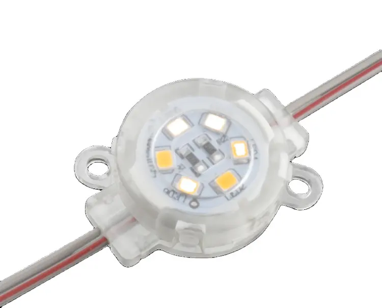 Permanente Weihnachts beleuchtung 30mm LED Punkt lichtquelle DC12V 2835 LED Pixel Light