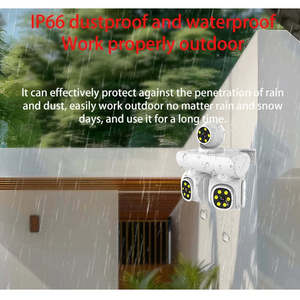Su geçirmez 9MP 3 PTZ kameralar hepsi bir insan algılama açık wifi güvenlik kamerası yüksek çözünürlüklü ptz kamera - Product Image 6
