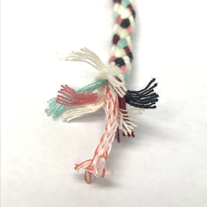 服装用棉质管道绳和拉绳尺寸: 2毫米至12毫米编织管道绳漂白白色天然生灰色 - Product Image 1