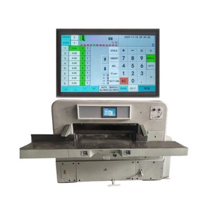 3a computarized kontrol medida giyotin sistemi polar kesici kullanılan polar-115-kağıt kesici makinesi - Product Image 3