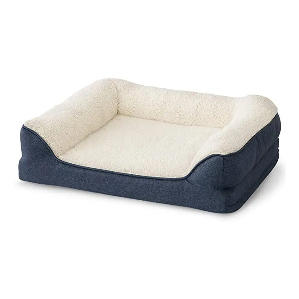 Ortopédica Memória Espuma Dog Bed Medium - Dog Sofá com Removível Lavável Tampa & Linha Waterproof Camas Personalizado Pacote Lã