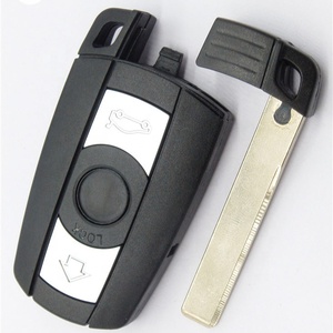 3 düğme HU92 uzaktan anahtar Fob vaka kabuk için 1 3 5 6 serisi E90 E91 E92 E60 2006-2011 pil kapağı - Product Image 1