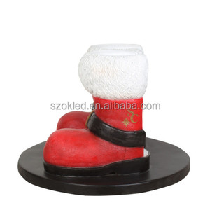 Santa Booths fotoğraf Op mors iskelet süs Boxer fiberglas paskalya noel cadılar bayramı tatil açık kapalı dekorasyon - Product Image 3
