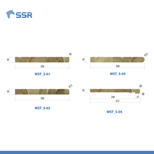 SSR VINA-木製階段トレッド-木製階段卸売ライザー階段用木製ステップインテリアカスタマイズされた階段部品