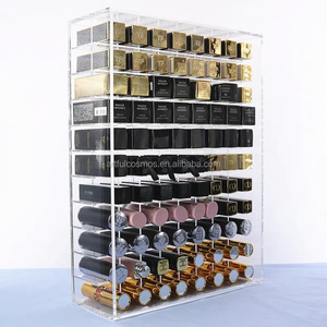 2025 Moderner und attraktiver Arbeitsplatten-Acryl-Lippenstift-Displayst änder Kosmetik geschäft Make-up-Lipgloss-Displayst änder