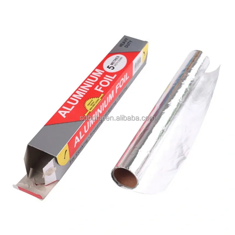8011 O estado 0,01-0,03mm de espesor rollo de papel de aluminio fabricante de papel de aluminio para uso en la cocina