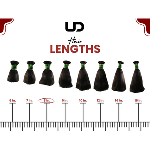 Chất lượng cao 8 inch tóc người Ấn Độ-Cao cấp, thẳng màu đen, tự nhiên đền thờ có nguồn gốc tóc trinh nữ, lớp biểu bì phù hợp bundl - Product Image 5