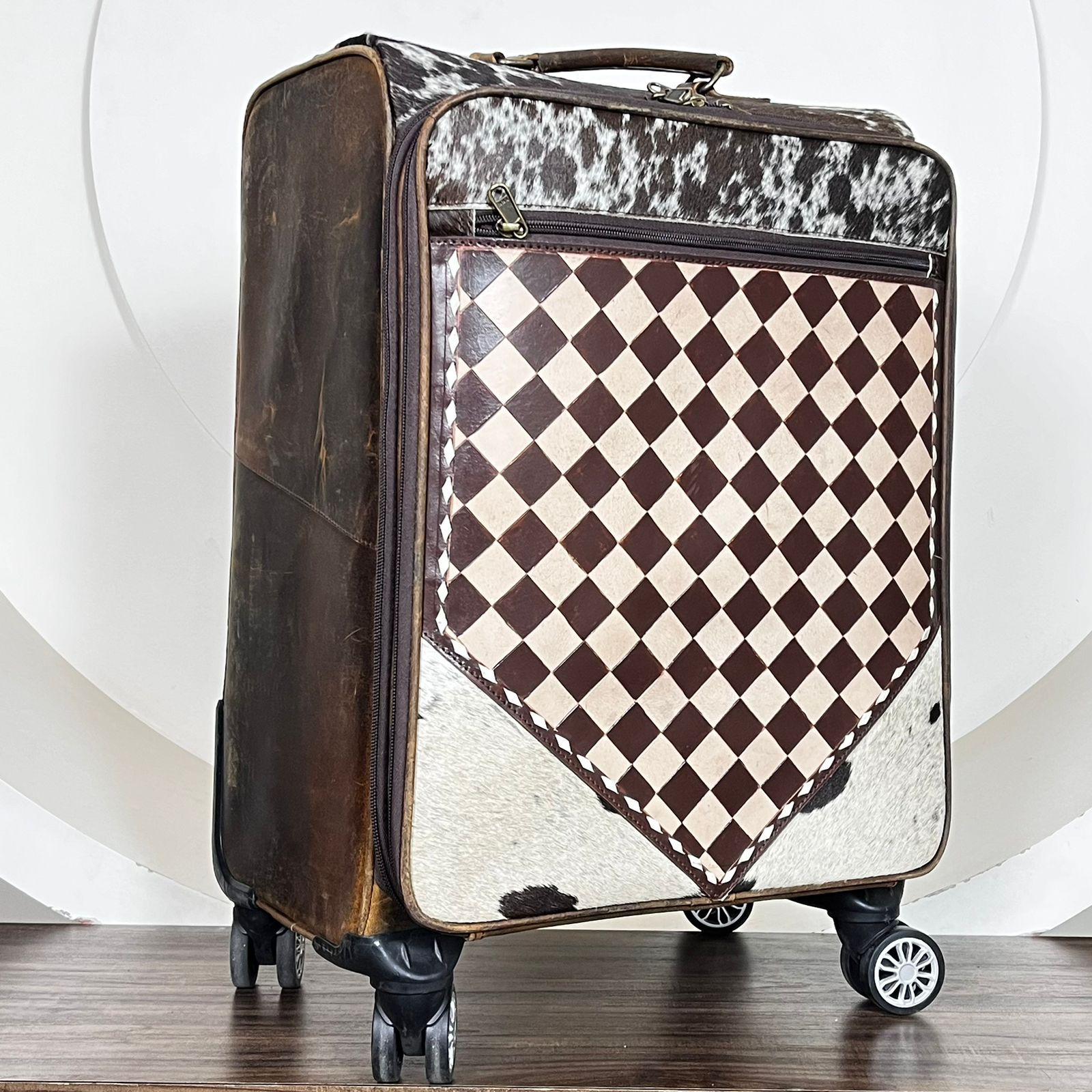 Tan & Brown Checkered
