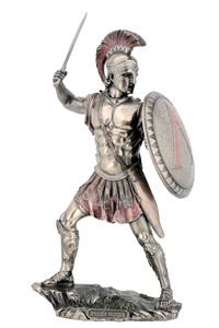 VERONESE DESIGN-โรมันนักรบหอกและ SHIELD - COLD CAST BRONZE - OEM - Product Image 3