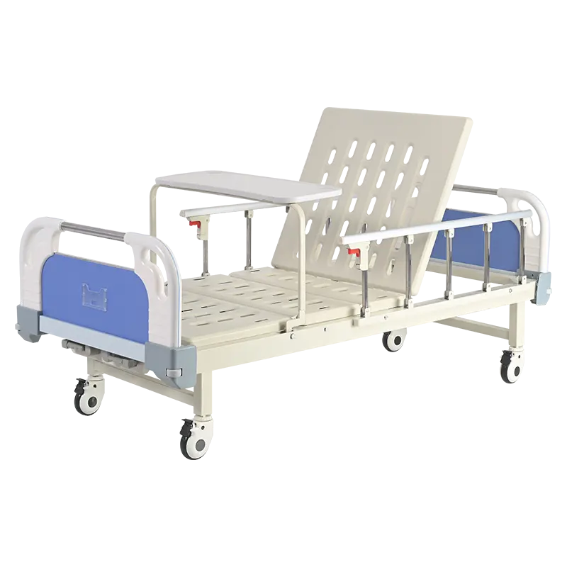एबीएस बिस्तर अस्पताल उपकरण अस्पताल फर्नीचर अक्षम मैनुअल दो क्रैंक दो फ़ंक्शन अस्पताल बिस्तर