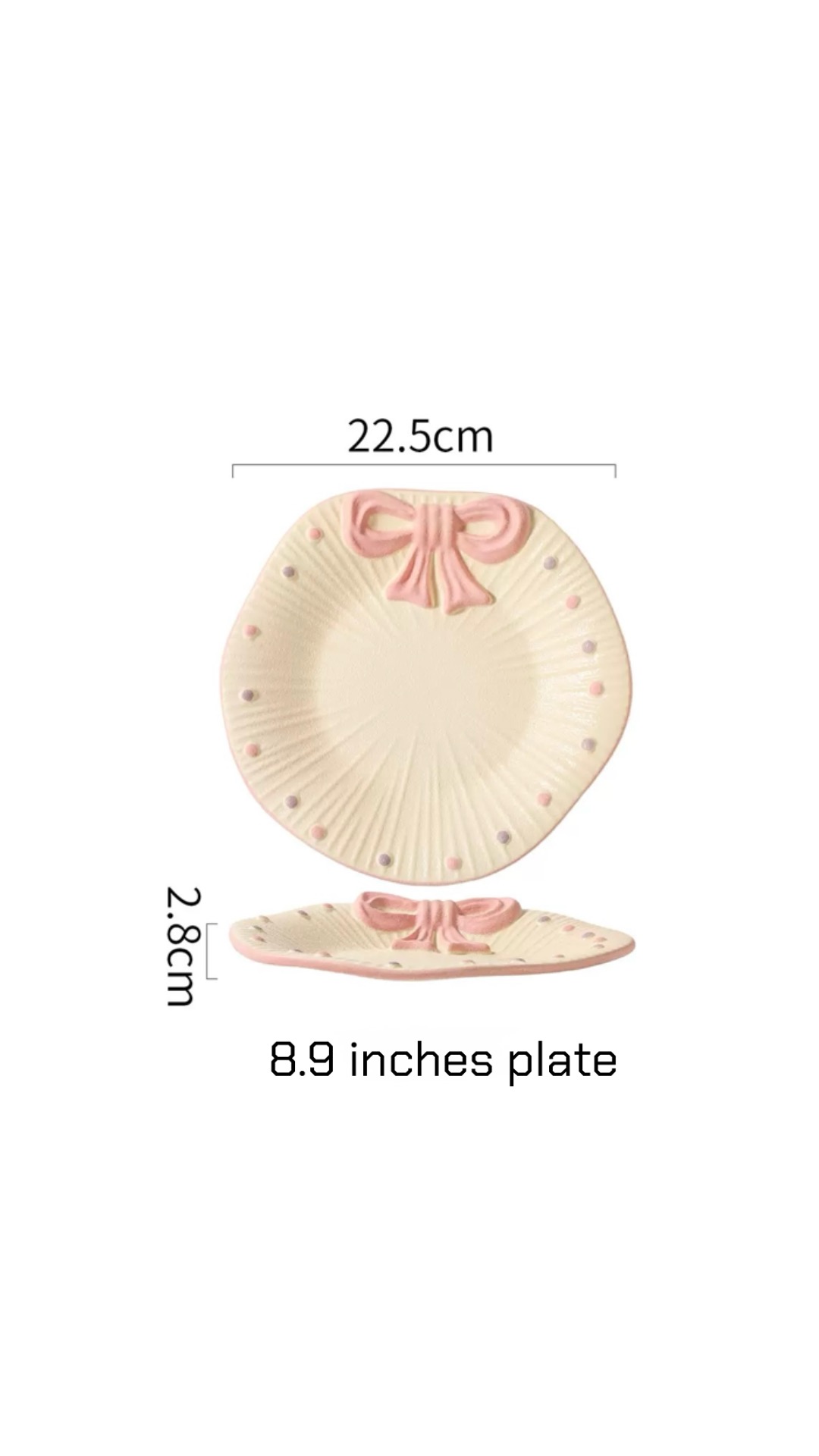 Plato de 8.9 pulgadas