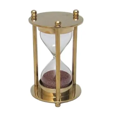 Clessidra Sand Timer Antique Stand Clock Vintage Brass Sand Watch Glass per decorativo Large European Metal Sand glass Timer