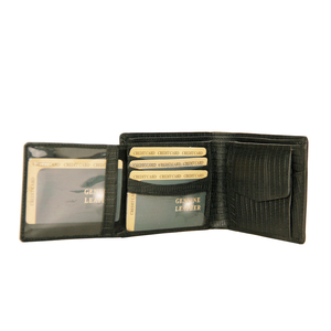 Lizard Leather Pattern <strong>Wallets</strong> Wholesale RFID Blocking Men's <strong>Wallets</strong> with <strong>Custom</strong> Logo Design OEM/ODM Card Holder Genuine Leather - Product Image 4