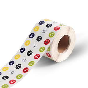 13.56mhz CMYKロール印刷Dia 25mm PET NTAG 213 NTAG 215 ICODE SLIX 2 NFC RFIDラベルステッカータグ透明ウェットインレイ - Product Image 3