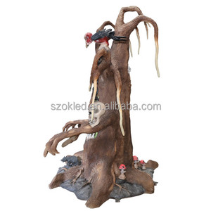 ホラーツリーカエルゴーストウィッチガールフクロウペレットゴーストミイラママジャイアントタランチュラ呪い猫魔女ゴーストデビルマスクお父さんホラーブック