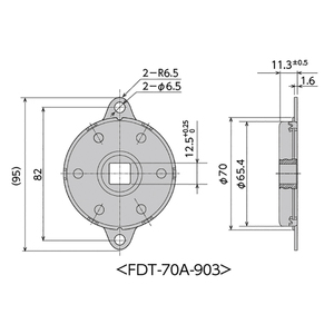 Van điều tiết đĩa, loại FDT/FDN-70A cố định hai chiều/một chiều - Product Image 2