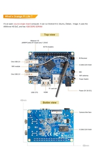 Scheda madre di programmazione Open Source con Chip H3 arancione Pi Lite (1GB)