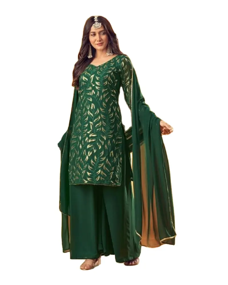 Pakistaní India vestidos de las mujeres nuevas llegadas 2022 salwar kameez Shalwar Georgette fiesta casual y vestido 2022