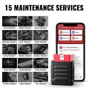 MUCAR BT200 PRO OBD2 Scanner Tool for All Car Auto Full System Car Diagnostic Tools Oil/SAS 15 Reset bluetooth <strong>Code</strong> Reader <strong>Scan</strong> - Product Image 4