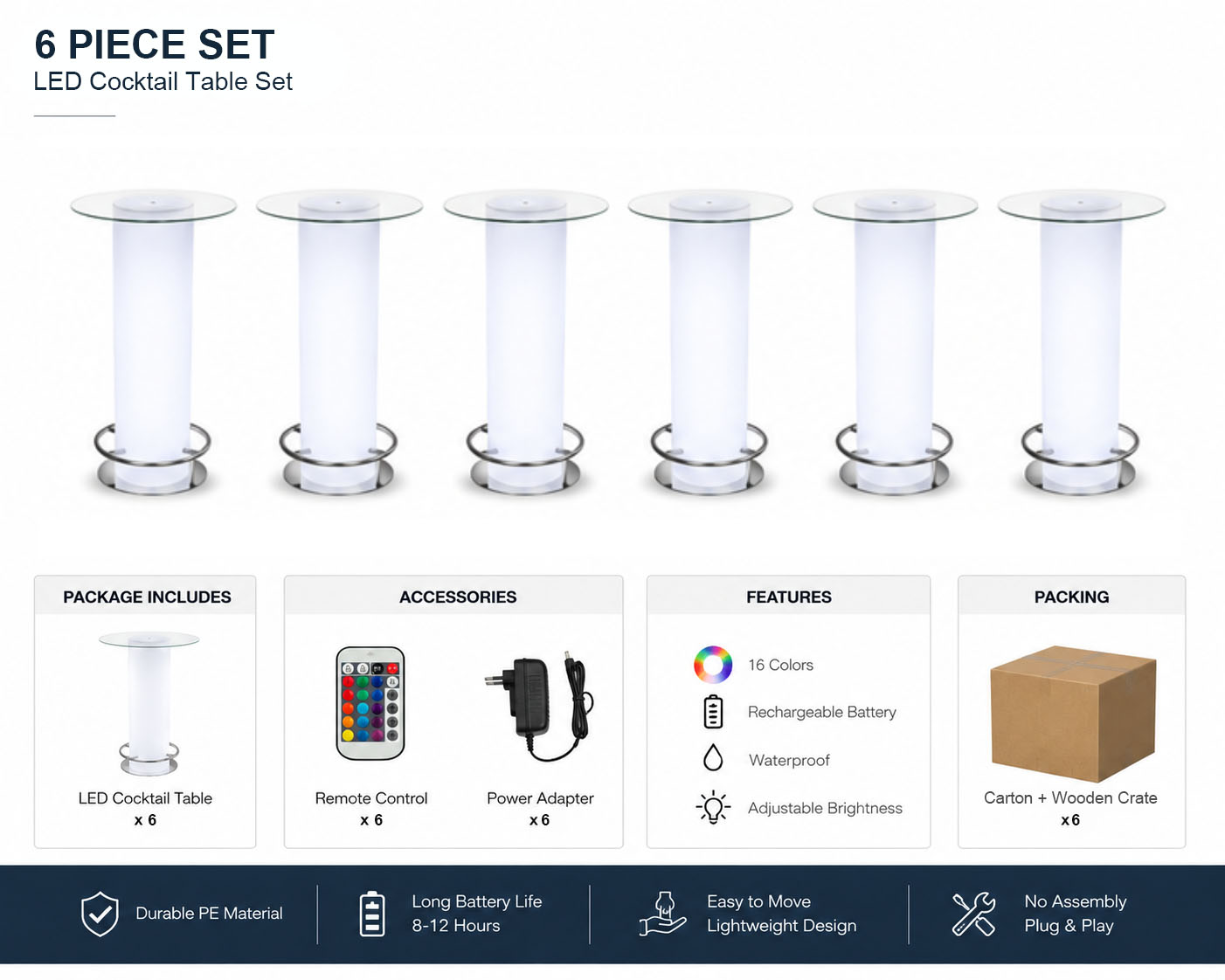 6 Table Package
