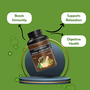 カスタマイズされたハーブ成分カプセルオンデマンド無料サンプルプライベートラベルShilajit Ashwagandha Turmeric Moringa Sea Moss