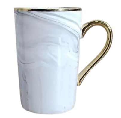 Mug (capacity~270ml) with gold rim