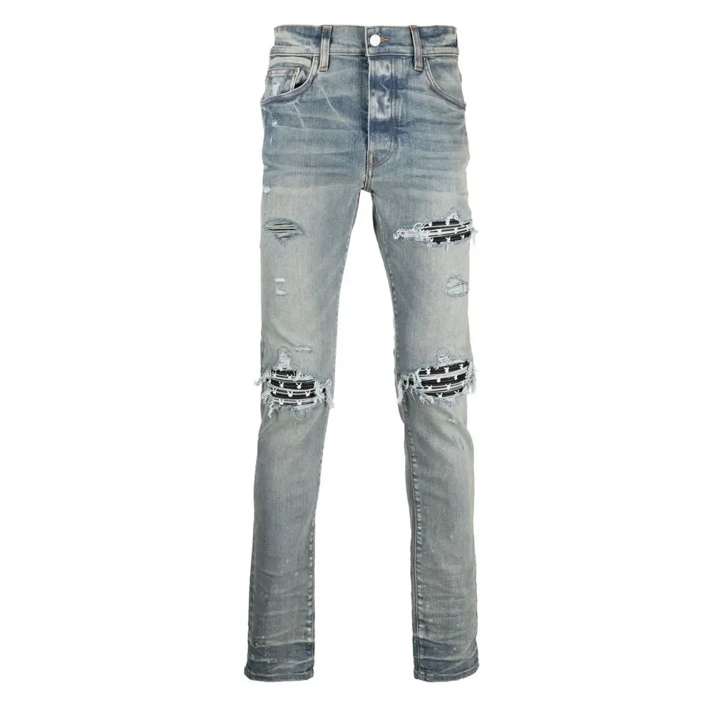 Calças de Brim dos homens 2021 Calças & Calças 2022 Jeans Brancas calças de Brim dos homens em Estoque Tamanho EUA Vintage Solto Washed Skinny Digitais Plus Size