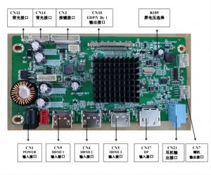 Placa controladora Lvds universal de grado industrial a Usb Hd-mi Vga entrada Tft Lcd, placa controladora Lcd, Ad Boar - Product Image 2