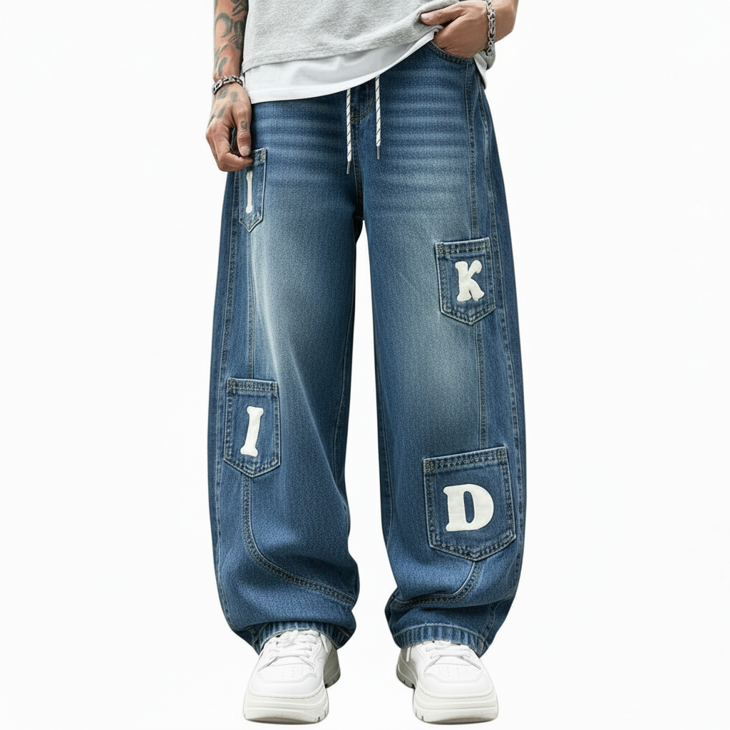 Bleu moyen (bleu denim classique)